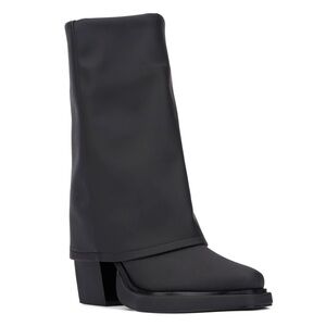 Black Fold Over Boot